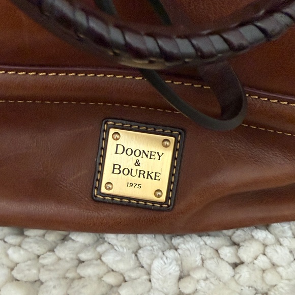 Dooney & Bourke Chestnut Leather Buckley Bag - Picture 9 of 11